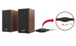 Parlantes Genius 2.0 SP-HF180 6W USB Madera - Imagen 3