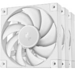 Fan Cooler DeepCool FD12 120mm Pack de 3 - Blanco