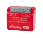 Relé Shelly Mini 1PM GEN4 Wi-Fi 6 8A Medición de Consumo