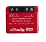 Relé Shelly Mini 1PM GEN3 Wi-Fi 8A Medición de Consumo Compacto - Imagen 2