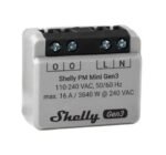 Relé Shelly Mini 1PM GEN3 Wi-Fi Medición de Consumo 16A
