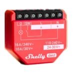 Relé Shelly 1PM GEN3 Wi-Fi Medición de Consumo 16A Compacto