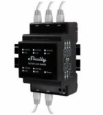 Switch LAN Shelly 5 Puertos RJ-45 10/100 Mbps DIN - Imagen 2