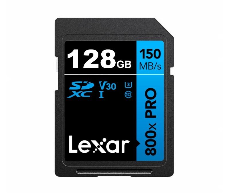 Memoria SDXC Lexar 800X Pro 128GB 150MB/s Blue