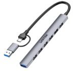 HUB USB-C Unitek 7 en 1 con 5Gbps y 7 Puertos USB-A