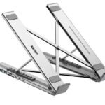 Soporte y HUB Unitek D1137AGY USB-C 4K 100W Plegable Aluminio