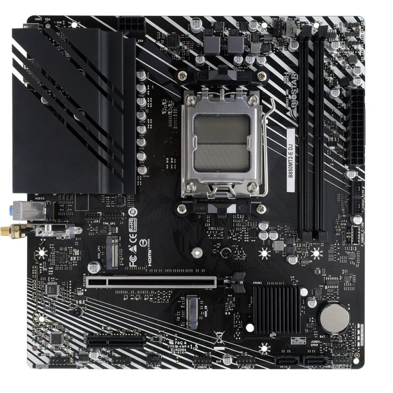 Motherboard BioStar B850MT2-E DJ AM5 DDR5 Micro-ATX
