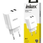 Cargador de Pared Inkax Dual USB-A 2.4A - Blanco