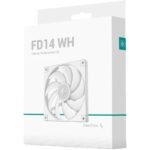 Fan Cooler DeepCool FD14 Blanco 140mm - Imagen 2