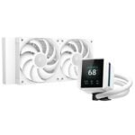 Cooler Líquido DeepCool Mystique 240mm LCD - Blanco