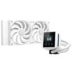 Cooler Líquido DeepCool Mystique 240mm LCD - Blanco