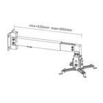 Soporte Brateck Proyector de Pared PRB-2W - Imagen 2
