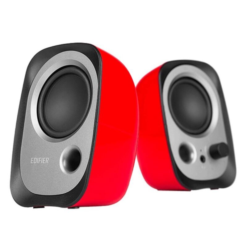 Parlantes 2.0 Edifier R12U 4W RMS USB - Rojo