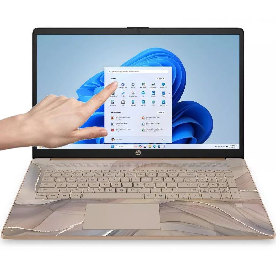 original_59041.jpg Notebook HP Ryzen 5 4.3GHz, 16GB, 1TB SSD, 15.6" HD Touch - Imagen 1
