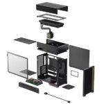 Gabinete DeepCool CL660 ATX Modular Refrigeración Líquida - Imagen 3