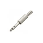 Plug MIYAKO USA 6,5 mm (1/4") Estéreo Metálico Aéreo