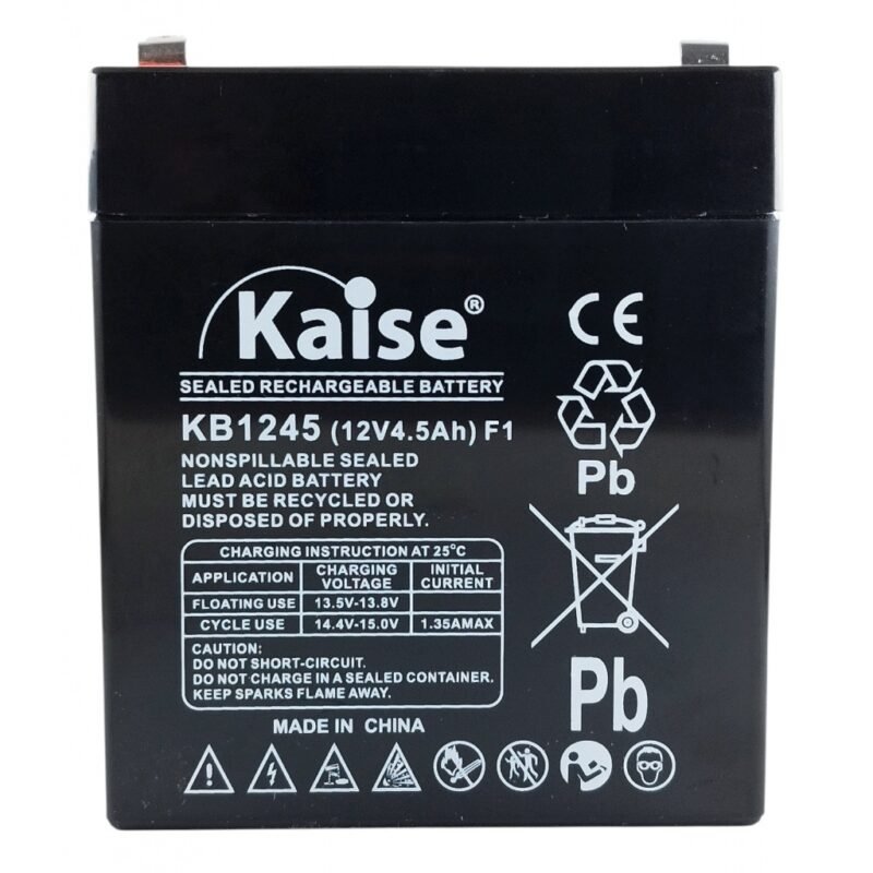 Batería de Gel KAISE 12V 4,5Ah