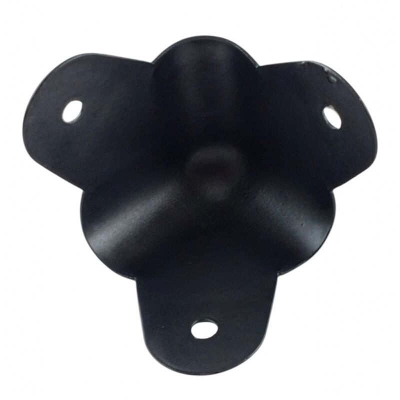 Esquinero MIYAKO USA metálico con acabado negro 1 3/4"
