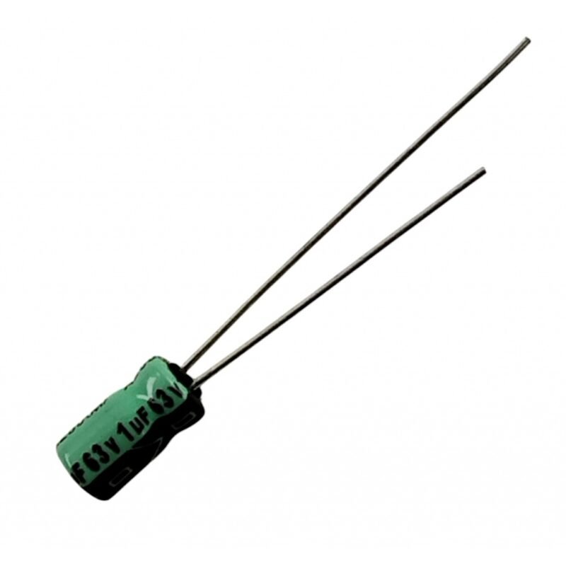 Condensador electrolitico 1uf x 63 volt lelon