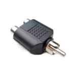 Adaptador de Audio Doble Jack RCA a Plug RCA THEONE