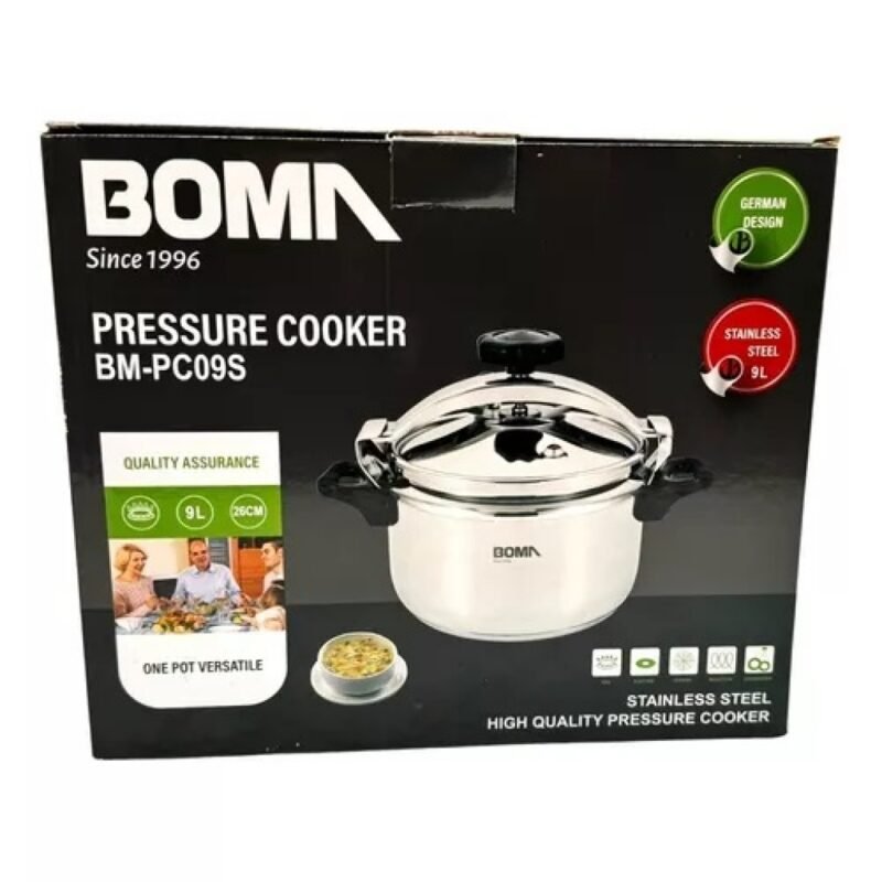 Olla a presión BOMA 9 litros Acero inoxidable