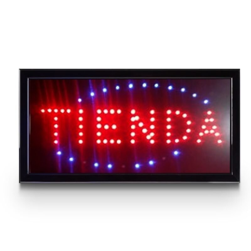 Cartel de LED Tienda