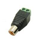 Conector MIYAKO USA CCTV RCA Hembra con Tornillos