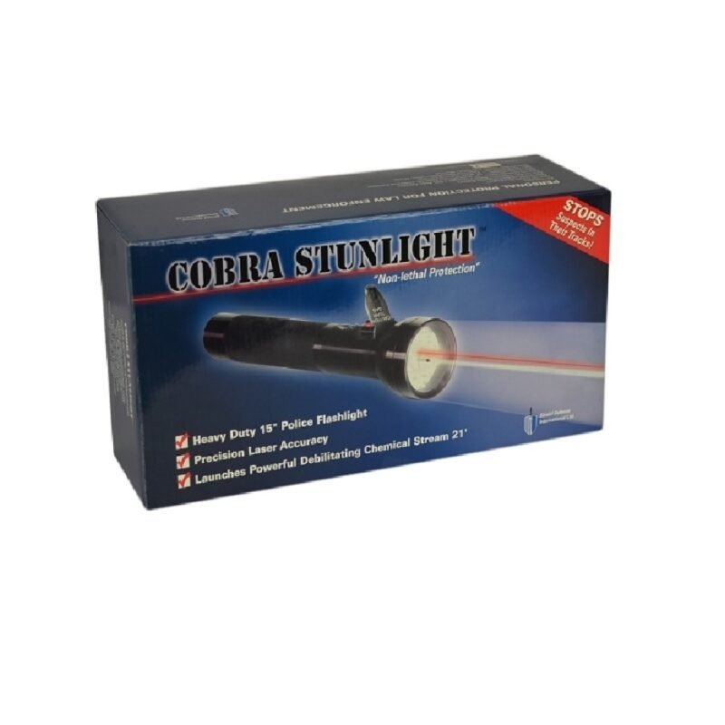 Linterna de Proteccion Cobra Stunlight + Accesorios OULET COBRA