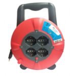 ALARGUE Electraline 5 Metros CON CARRETE ENROLLADOR 4 SCHUKO + TIERRA