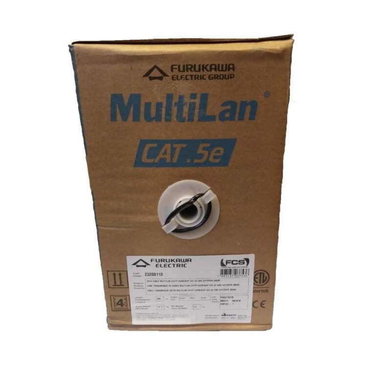 Rollo de Cable UTP CAT5 de Exterior 100% Cobre 305 Metros - Furukawa