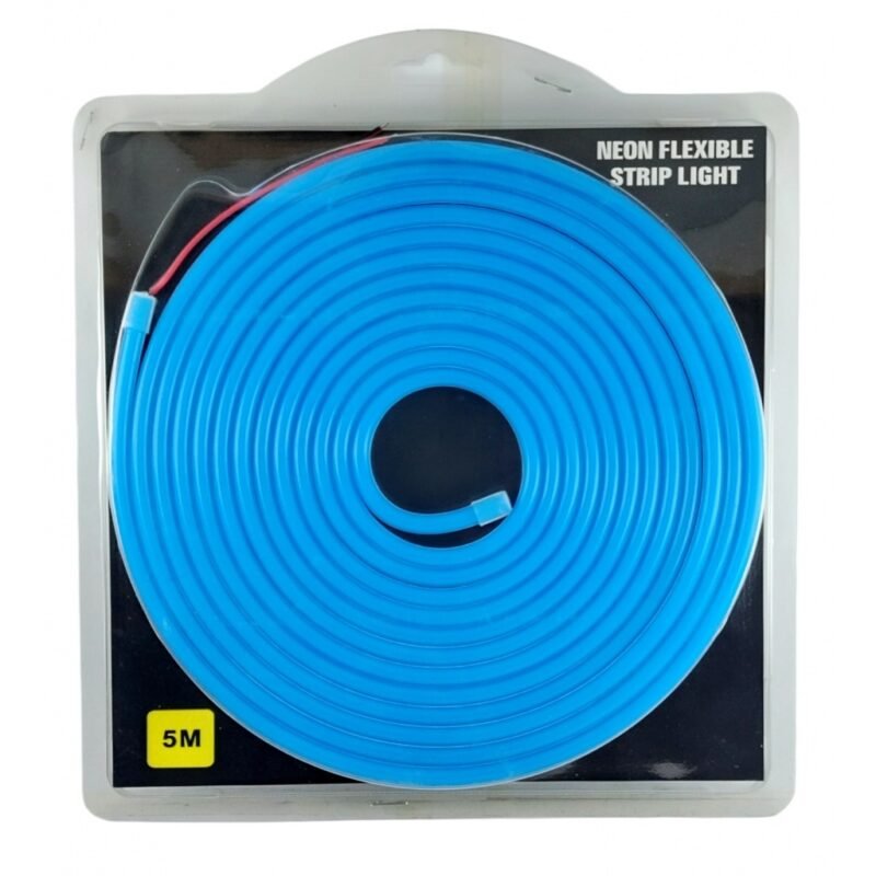 Cinta LED Neon 5M Deep Blue -110 LED 12V 7,2W 6 mm* 12 mm Azul Profundo
