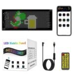 Pantallas LED inteligentes con Bluetooth, módulo LED RGB, sticker matriz de letreros, panel LED de píxeles, letrero desp