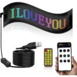 Pantallas LED inteligentes con Bluetooth, módulo LED RGB, sticker matriz de letreros, panel LED de píxeles, letrero desp