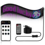 Pantallas LED inteligentes con Bluetooth, módulo LED RGB, sticker matriz de letreros, panel LED de píxeles, letrero desp