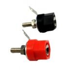 Conector Banana Hembra Rojo y Negro (Par) - Imagen 2