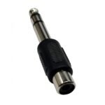 Adaptador de Audio Plug 1/4 (6,5m) stereo a Jack RCA MIYAKO USA - Imagen 2