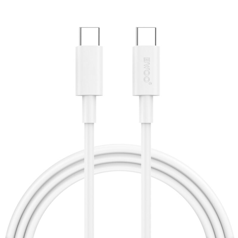 Cable de Datos y Carga BWOO USB-c a USB-c Silicona Liquida - 3Ah 1 Metro