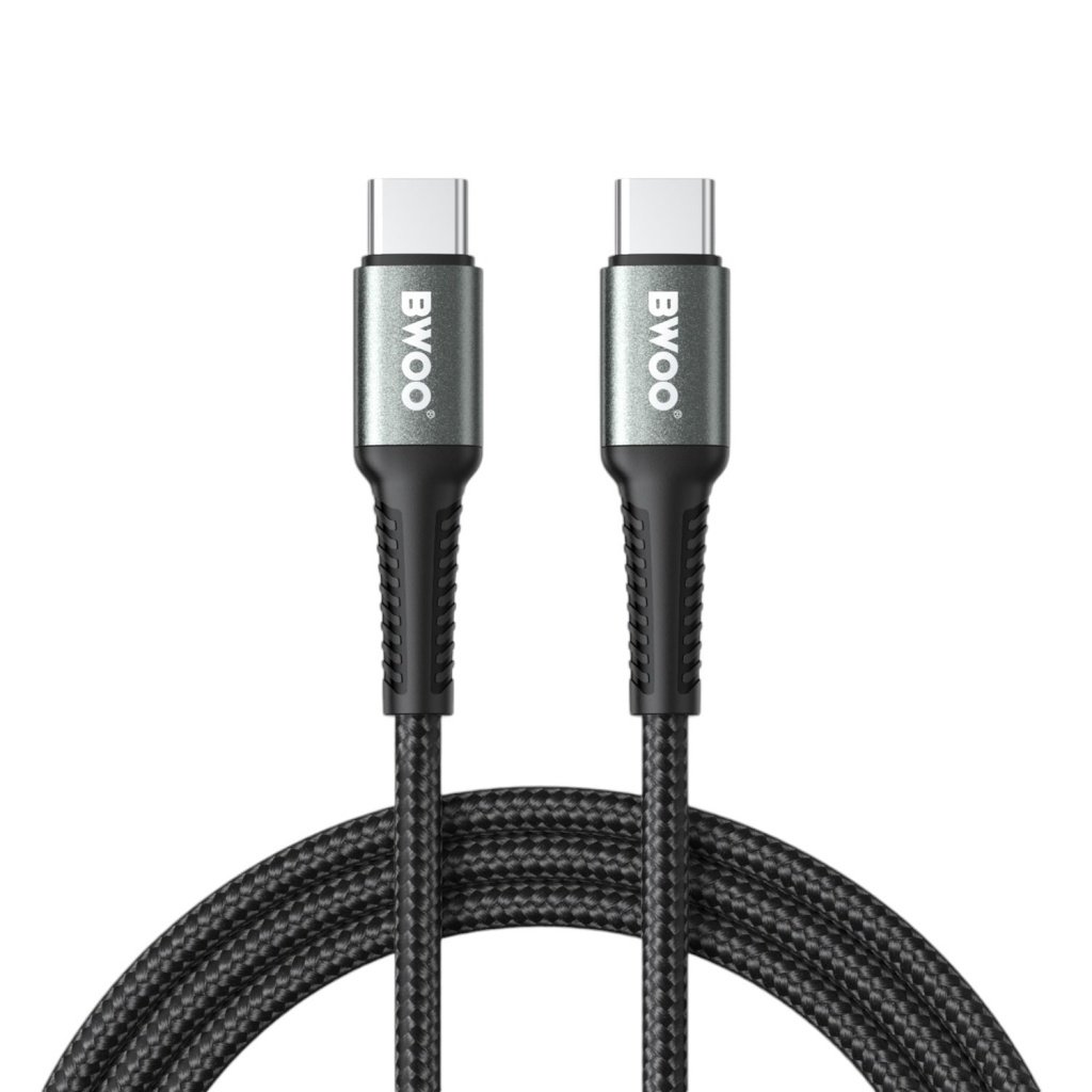 productos34_703610.jpg Cable de Datos y Carga BWOO USB-c a USB-c con malla- 65W -1M - Imagen 1