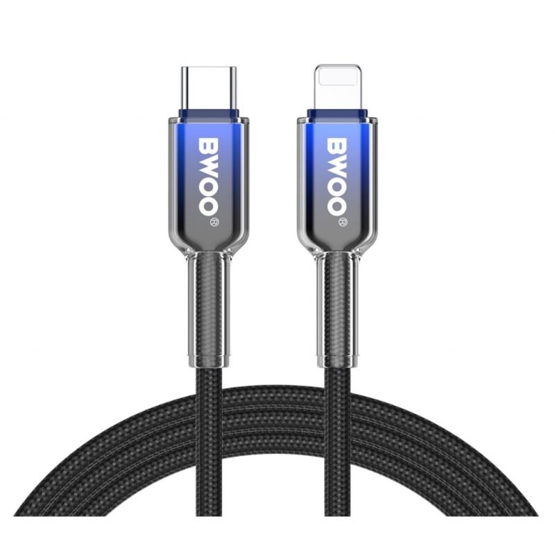 Cable de Datos y Carga BWOO USB-c a Lightning con Malla - 27W