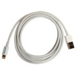 Cable de Datos y Carga BWOO Lighting a USB Silicona Liquida - 3Ah 2 Metros