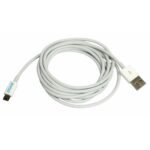 Cable de Datos y Carga BWOO Micro USB a USB Silicona Liquida - 3Ah 2 Metros