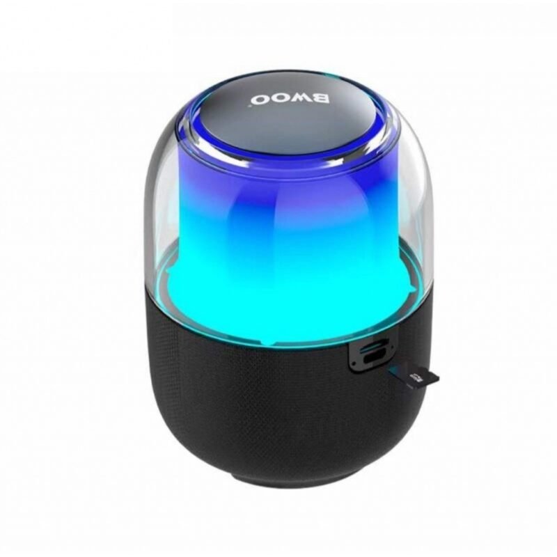 Parlante Inalámbrico BWOO Portable Bluetooth con Luces a Prueba de Agua