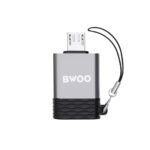 Adaptador de Datos y Carga BWOO USB a Micro USB Otg