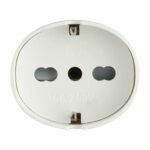 Ficha Electraline Hembra Schuko / 3 en Línea Blanco 16A - Aereo - Imagen 2