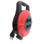 ALARGUE Electraline 5 Metros CON CARRETE ENROLLADOR 4 SCHUKO + TIERRA - Imagen 2