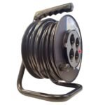 Alargue Electraline 30 Metros con Carrete Enrollador 4 Schuko + Tierra - Imagen 2