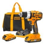 Taladro INGCO Atornillador 20V con Percutor 13 mm