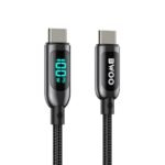 Cable de Datos y Carga BWOO 3AMP USB-c a USB-c -1.2 Metros Nylon Trenzado - Imagen 2