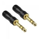 Plug BLASTKING 1/4 ((6.5 mm)) Stereo Metal Blister X2