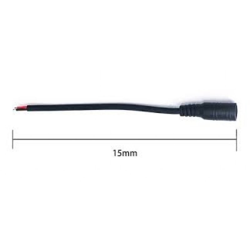 Conector THEONE DC Hembra National con Colilla 12V 2.1 mm TCON55